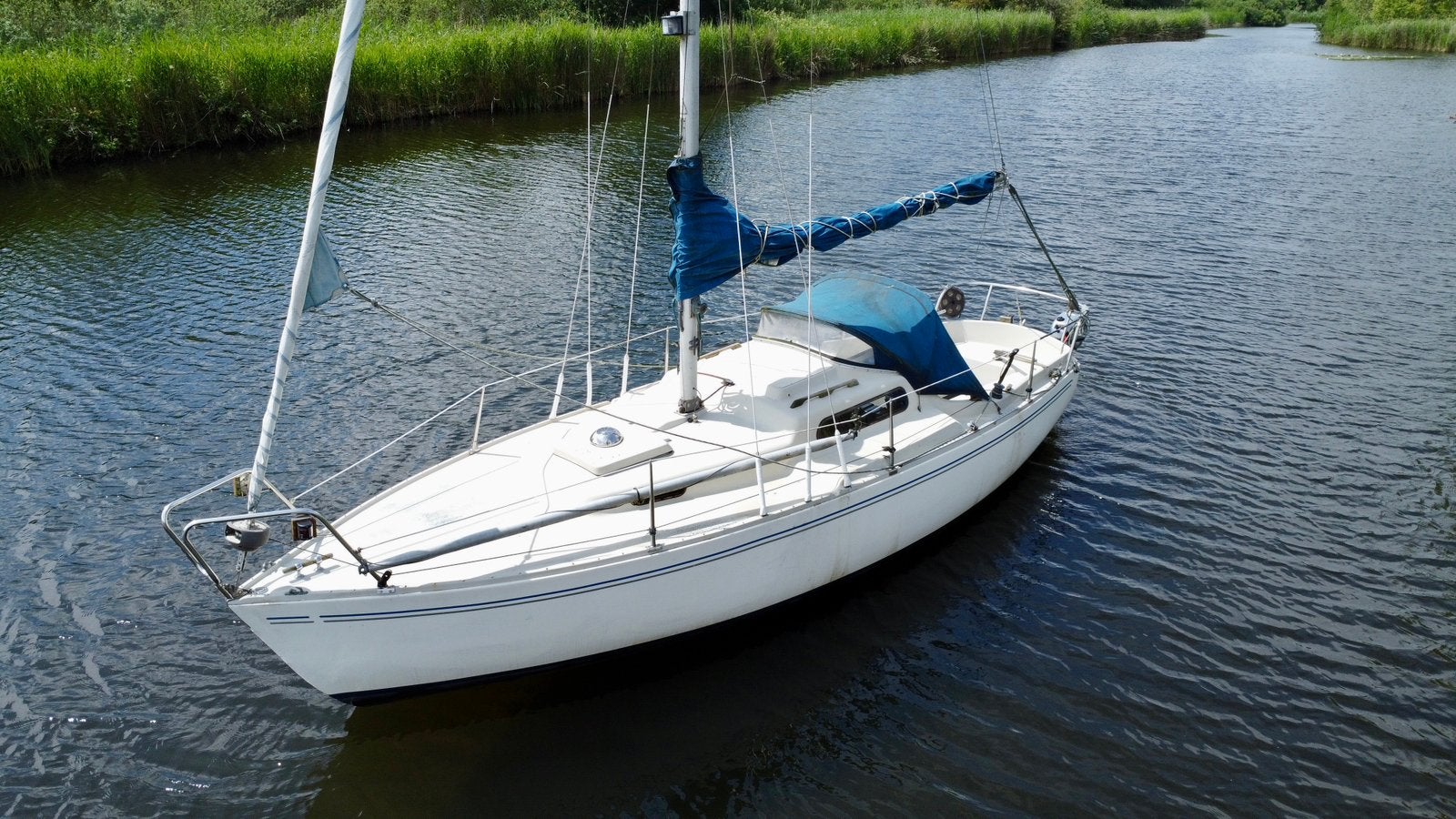 Albin Viggen 23 – kajuitzeilboot met Honda buitenboordmotor, Watersport en Boten, Ophalen, 6 meter of meer, Gebruikt, Overige typen