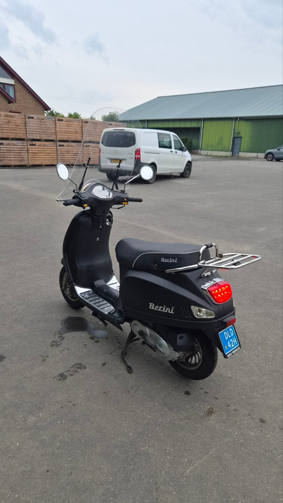 Berini Scooter - Mat Zwart, Ophalen, Gebruikt, Maximaal 45 km/u, Berini