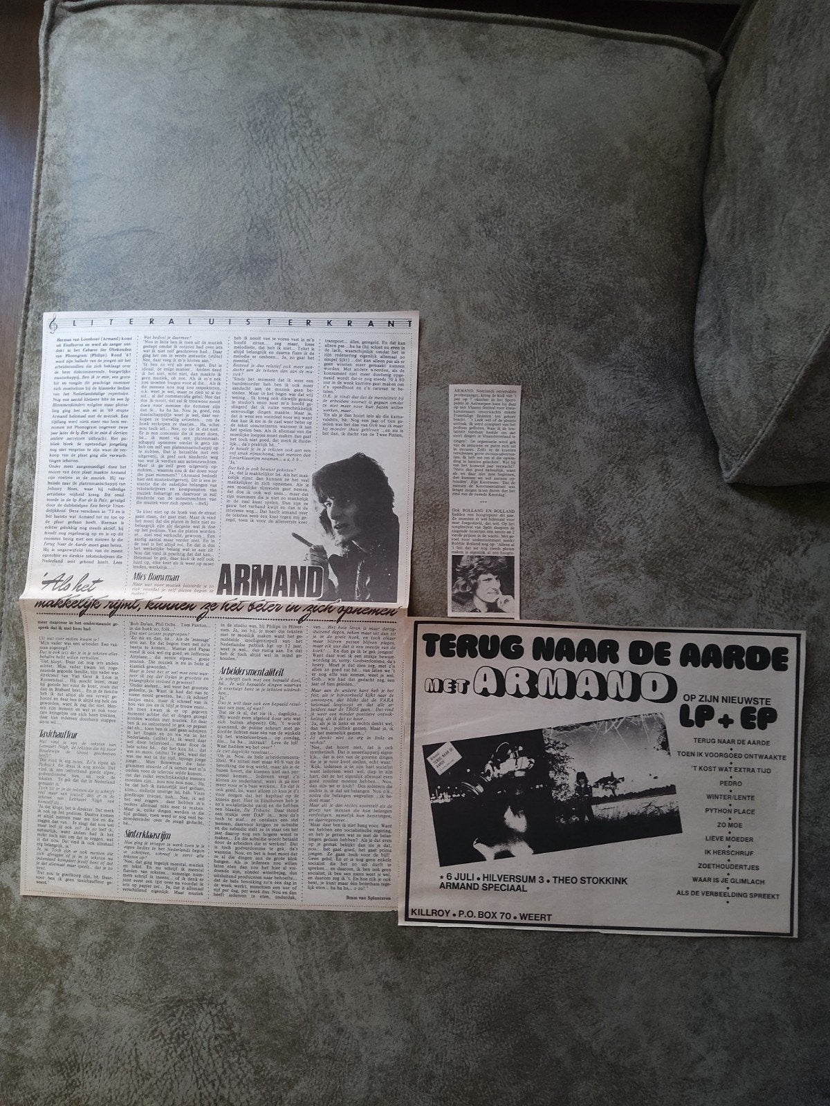 Armand, Ophalen of Verzenden, Boek, Tijdschrift of Artikel