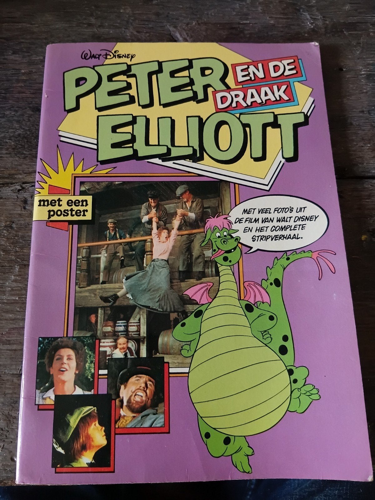 Walt Disney's Peter en de Draak Elliott stripboek, Eén stripboek, Ophalen of Verzenden, Gelezen, Walt Disney