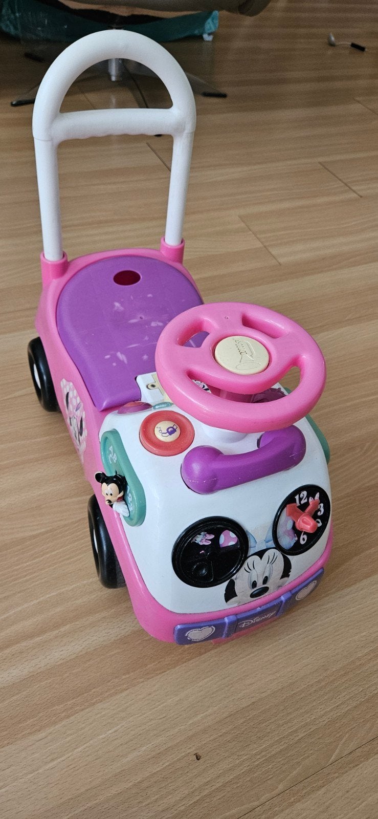 Minnie Mouse loopauto met duwstang, Kinderen en Baby's, Ophalen, Gebruikt, Meisje