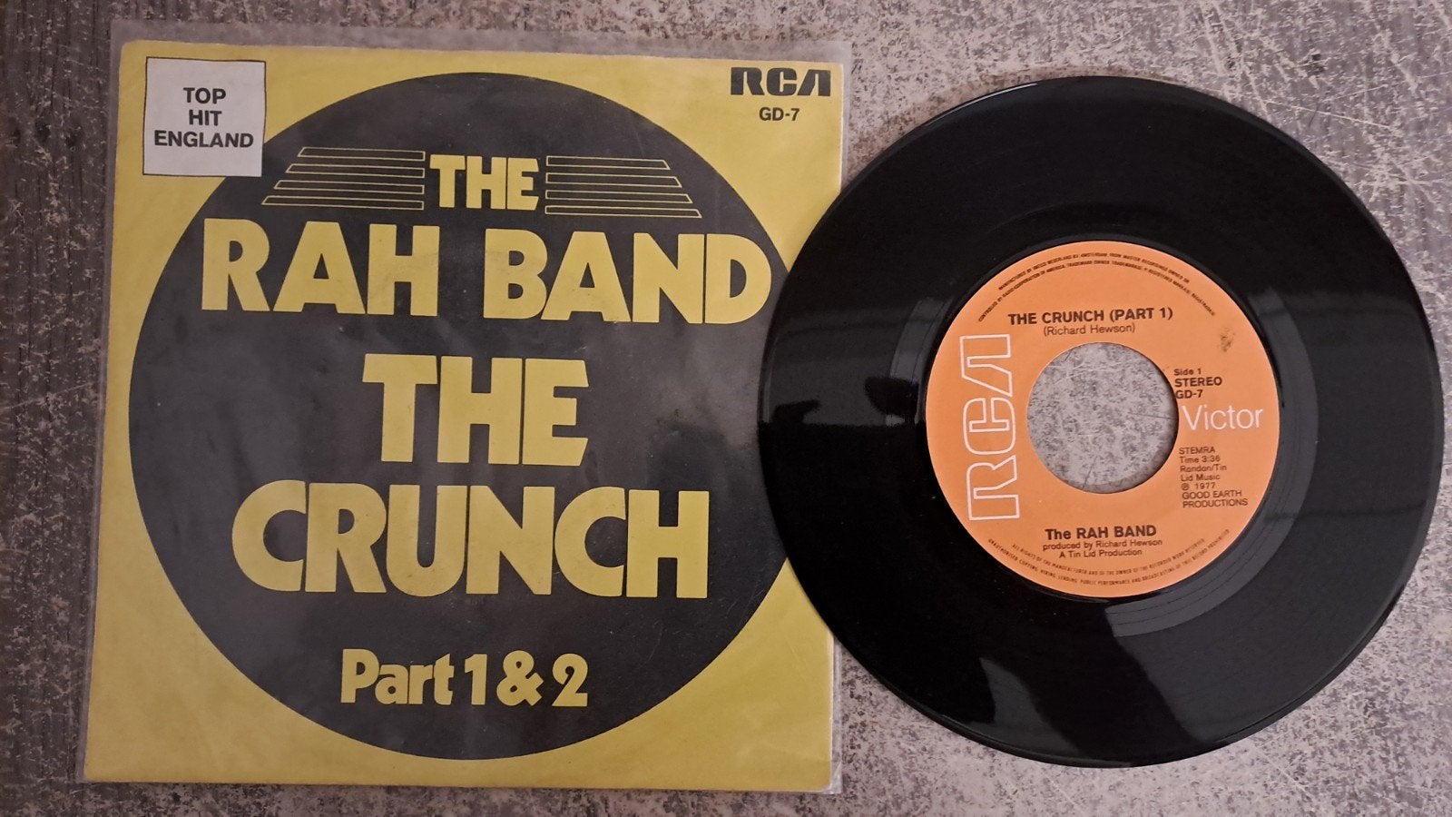 The rah band - the crunch part 1&2, Gebruikt, 7 inch, Pop, Fotohoes