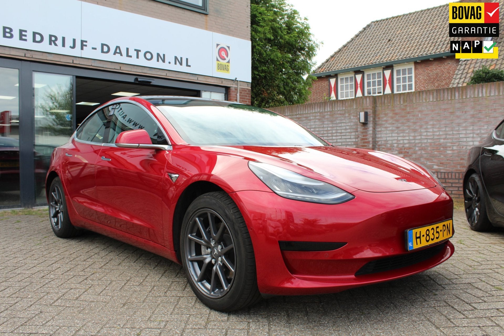 Tesla Model 3 RWD Plus 60 kWh AUTOPILOT / PANODAK / LEER, Auto's, Tesla, Automaat, 238 pk, Achterwielaandrijving, Gebruikt