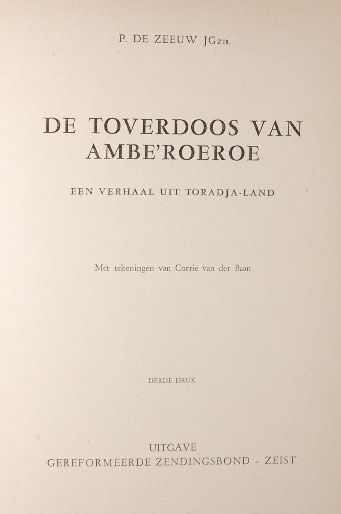 De toverdoos van Ambe'Roeroe - P. de Zeeuw (1965), Boeken, Verzenden, Gelezen, Christendom | Protestants