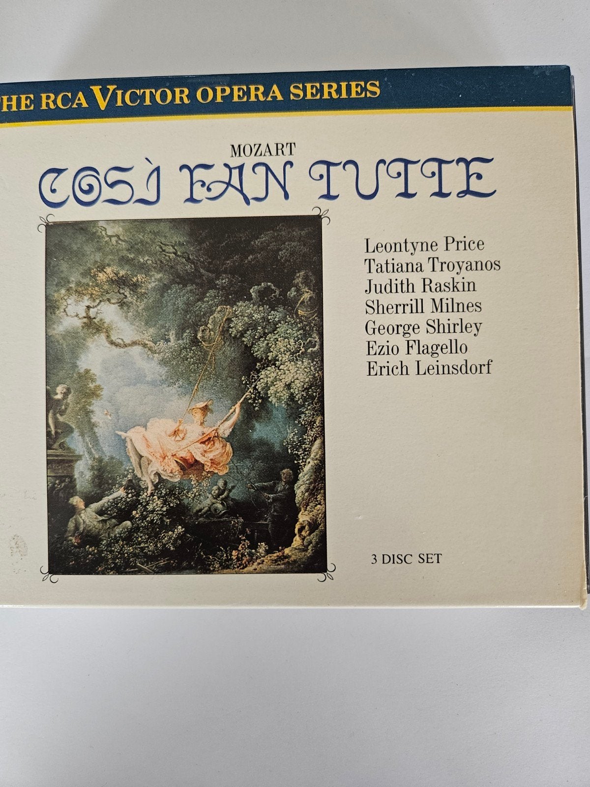 Mozart - Così fan tutte - RCA Victor Opera Series (3 CD), Ophalen of Verzenden, Classicisme, Gebruikt, Opera of Operette