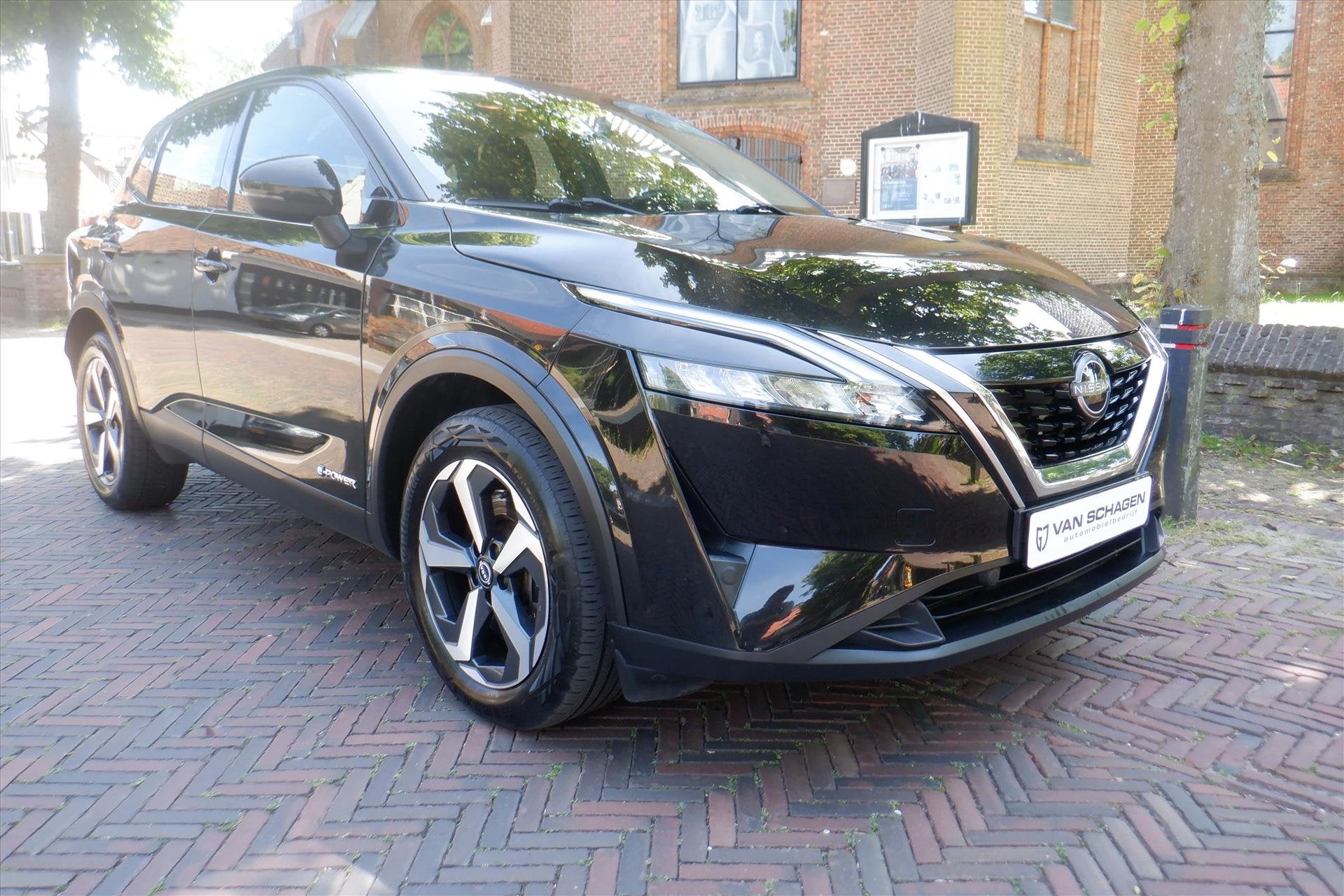 Nissan Qashqai E-power 190pk N-Connecta, Auto's, 12 maanden, Gebruikt, Zwart, Bedrijf