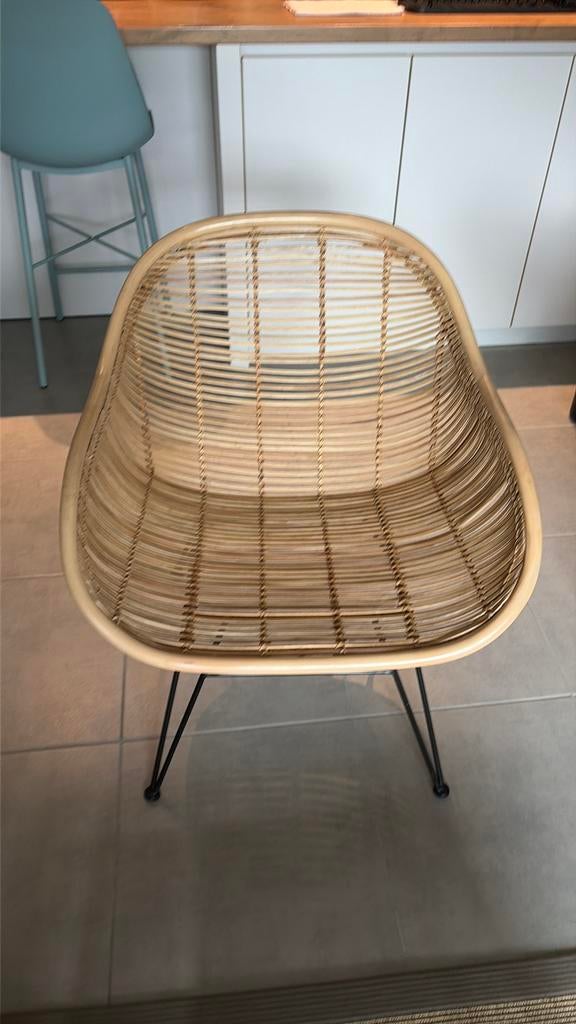Rotan fauteuil / zeteltje, Ophalen, Zo goed als nieuw, 50 tot 75 cm, Riet of Rotan