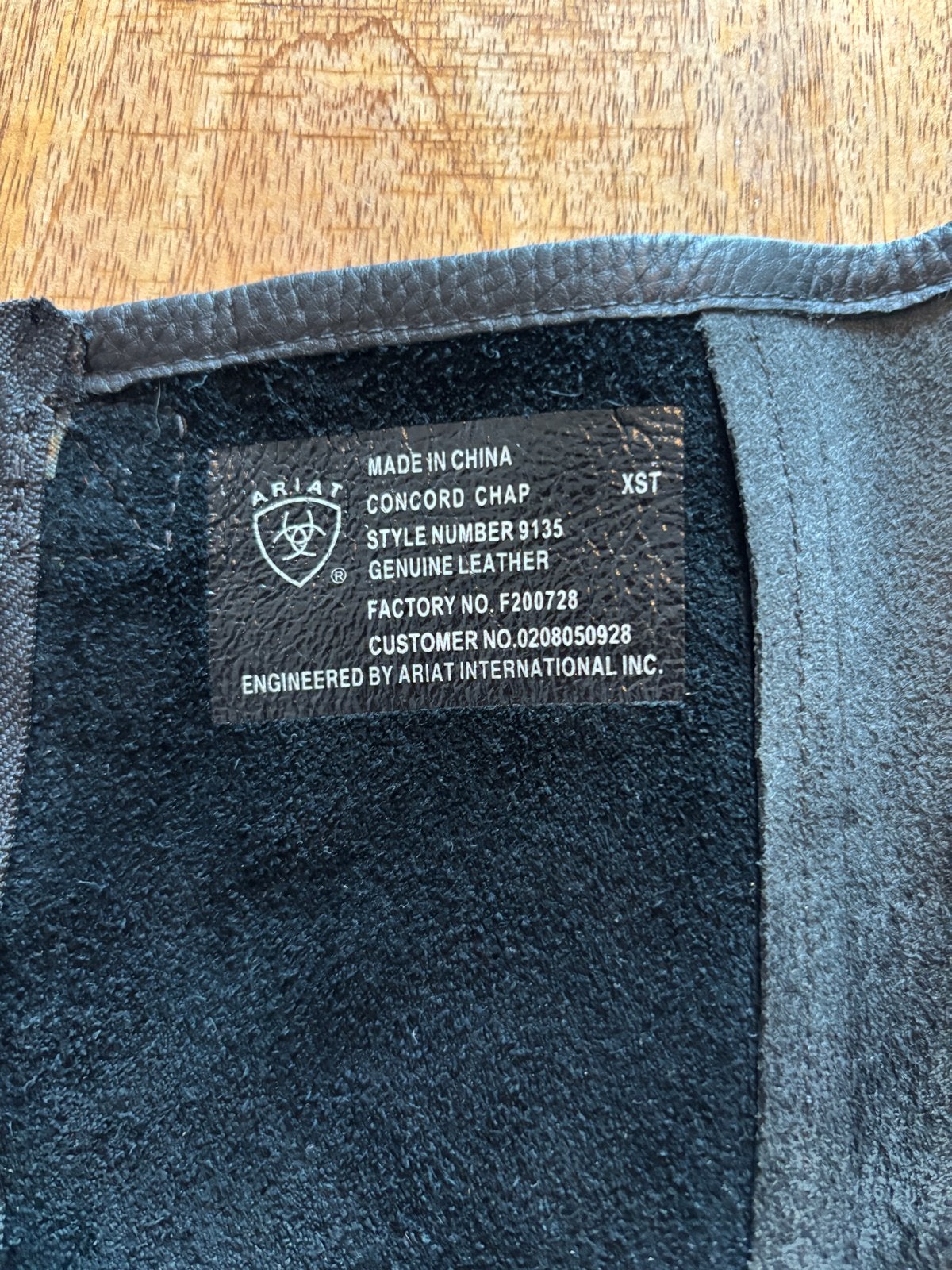 Chaps concord ariat xst echt leer, Ophalen of Verzenden, Nieuw