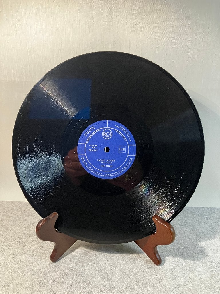 Elvis Presley RCA schellak grammofoonplaat 1956 78 toeren, Inclusief binnenhoes, Ophalen of Verzenden, Gebruikt, 10 inch
