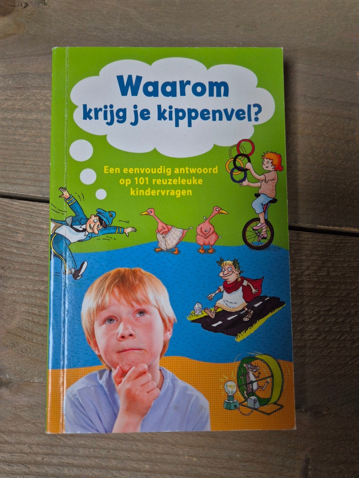 Waarom krijg je kippenvel? Kinderboek vol vragen, Ophalen of Verzenden, Zo goed als nieuw, Onbekend, Non-fictie