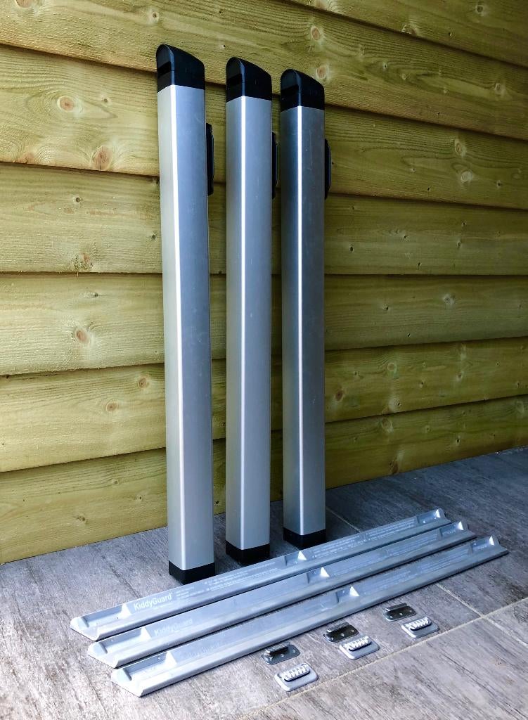 1, 2 of 3x traphekje | Kiddy guard | Lascal | Oprolhekje, Kinderen en Baby's, Aluminium, Oprolhekje, Ophalen of Verzenden, Zo goed als nieuw