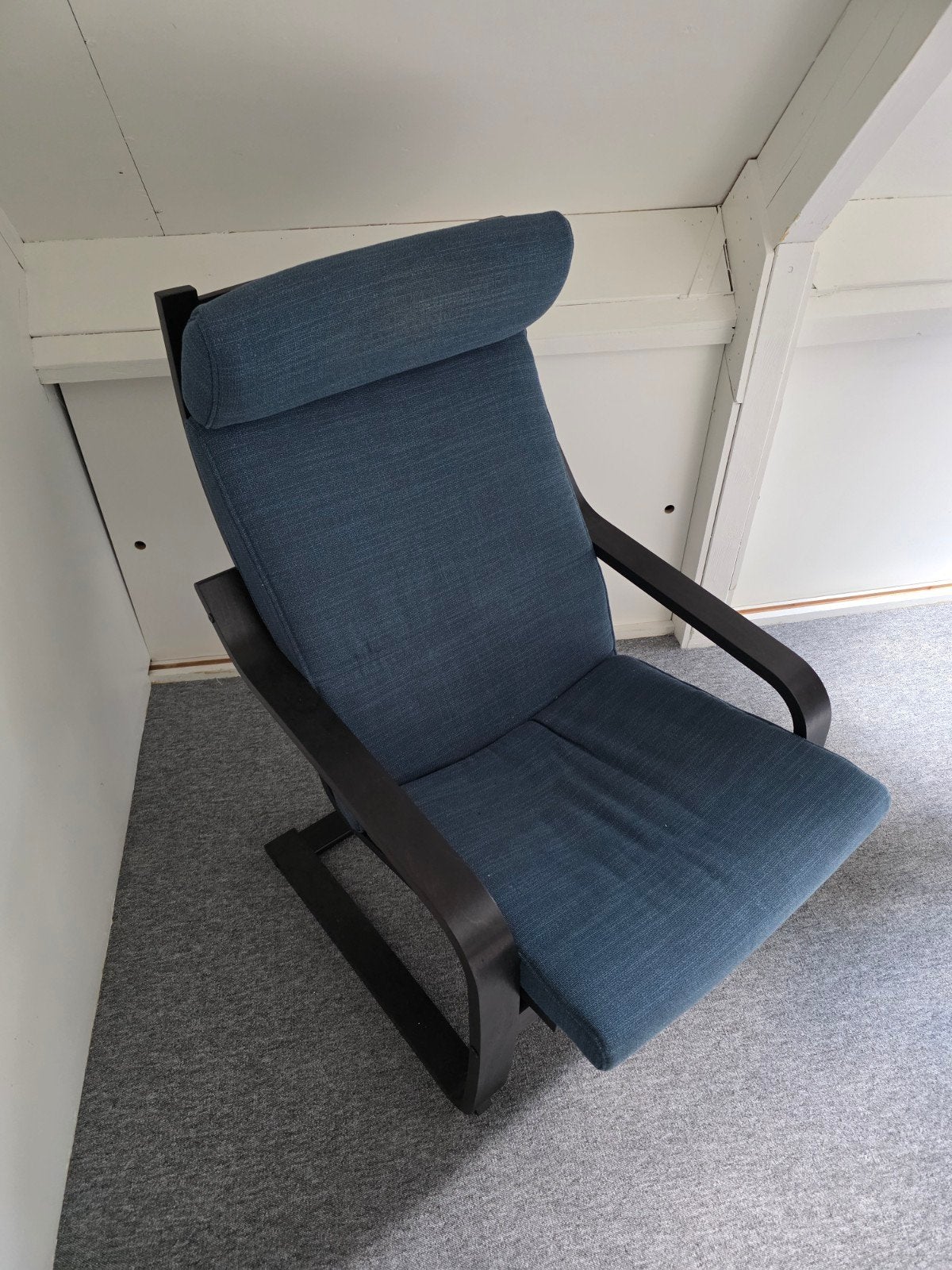 Ikea Poäng - Uitstekende staat, Ophalen, Gebruikt, Modern, Scandinavisch, Blauw
