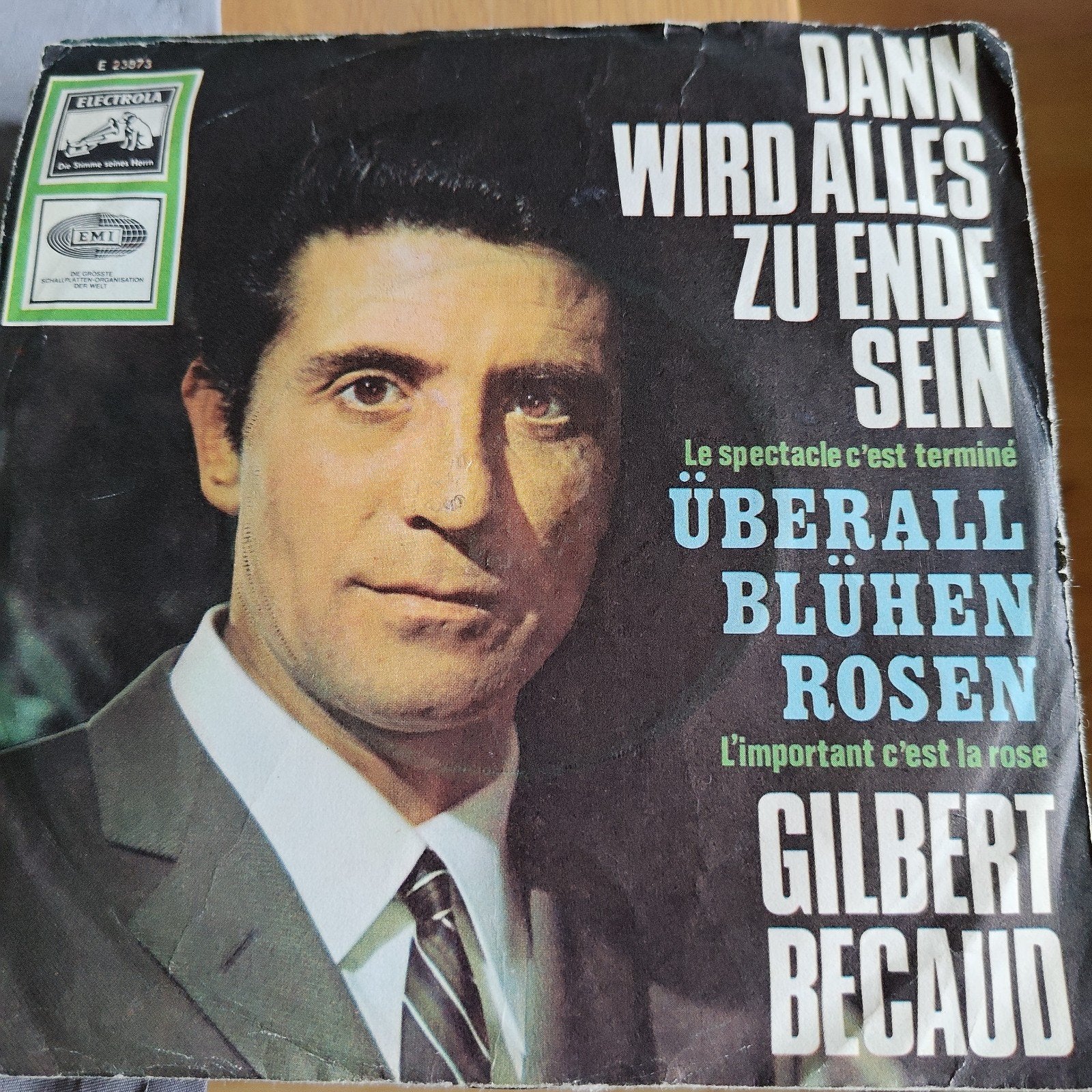 Gilbert Bécaud - Dann wird alles zu Ende sein (EP), Gebruikt, 7 inch, Ophalen of Verzenden, EP