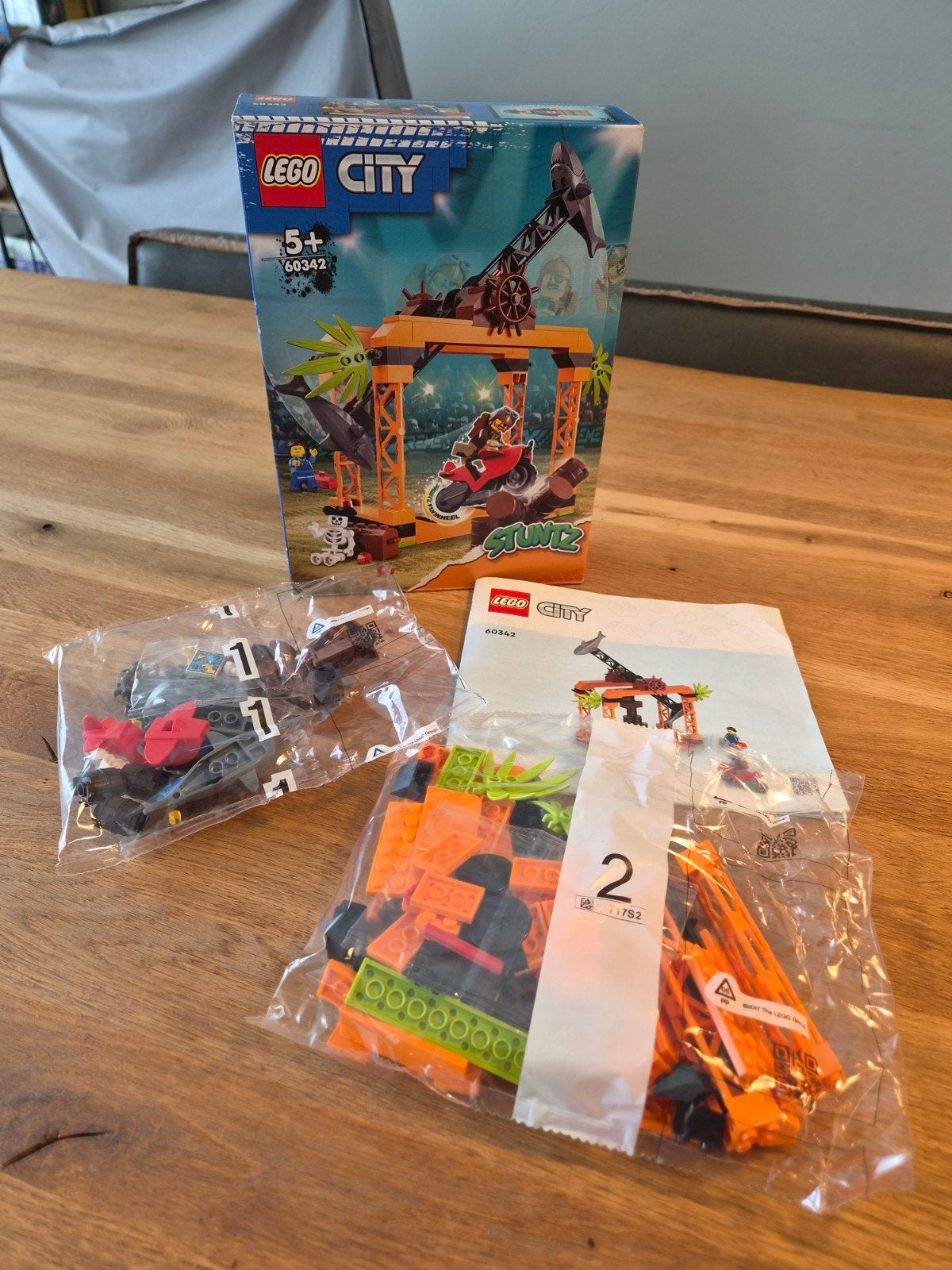 LEGO City Stuntz 60342 De Haaienbestorming Stuntuitdaging, Ophalen of Verzenden, Nieuw