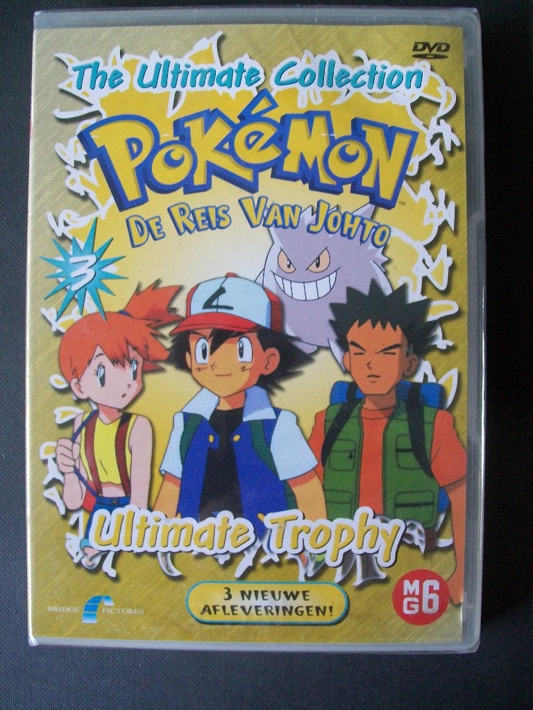 Pokemon De Reis van Johto deel 3 met 4 afleveringen in seal , Tekenfilm, Anime (Japans), Nederlands, Ophalen of Verzenden