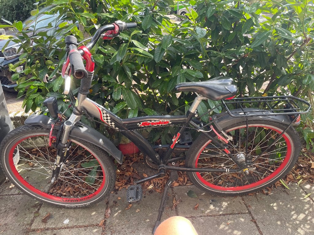 Kinderfiets (jongens) 6 tot 9 jaar, Fietsen en Brommers, Fietsen | Kinderfietsjes, Ophalen, Gebruikt, Trommelrem, Minder dan 16 inch