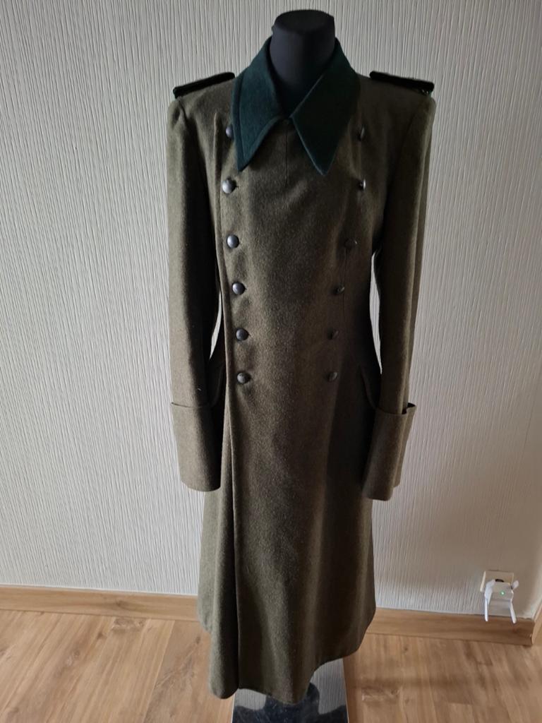 WW2 Duitse Wehrmacht Officier Overjas - Heeresverwaltung, Ophalen of Verzenden