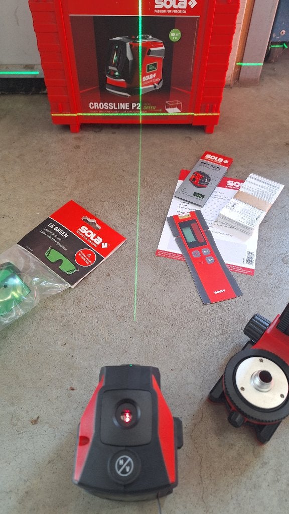 Sola Crossline P2 Green Kruislaser lijnlaser GROEN! Nieuw!, ., Nieuw, Ophalen of Verzenden, .