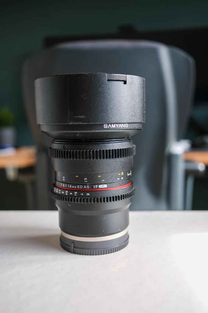 Samyang 14mm T3.1 Cine Lens - Sony E-mount, Audio, Tv en Foto, Fotografie | Lenzen en Objectieven, Ophalen of Verzenden, Zo goed als nieuw
