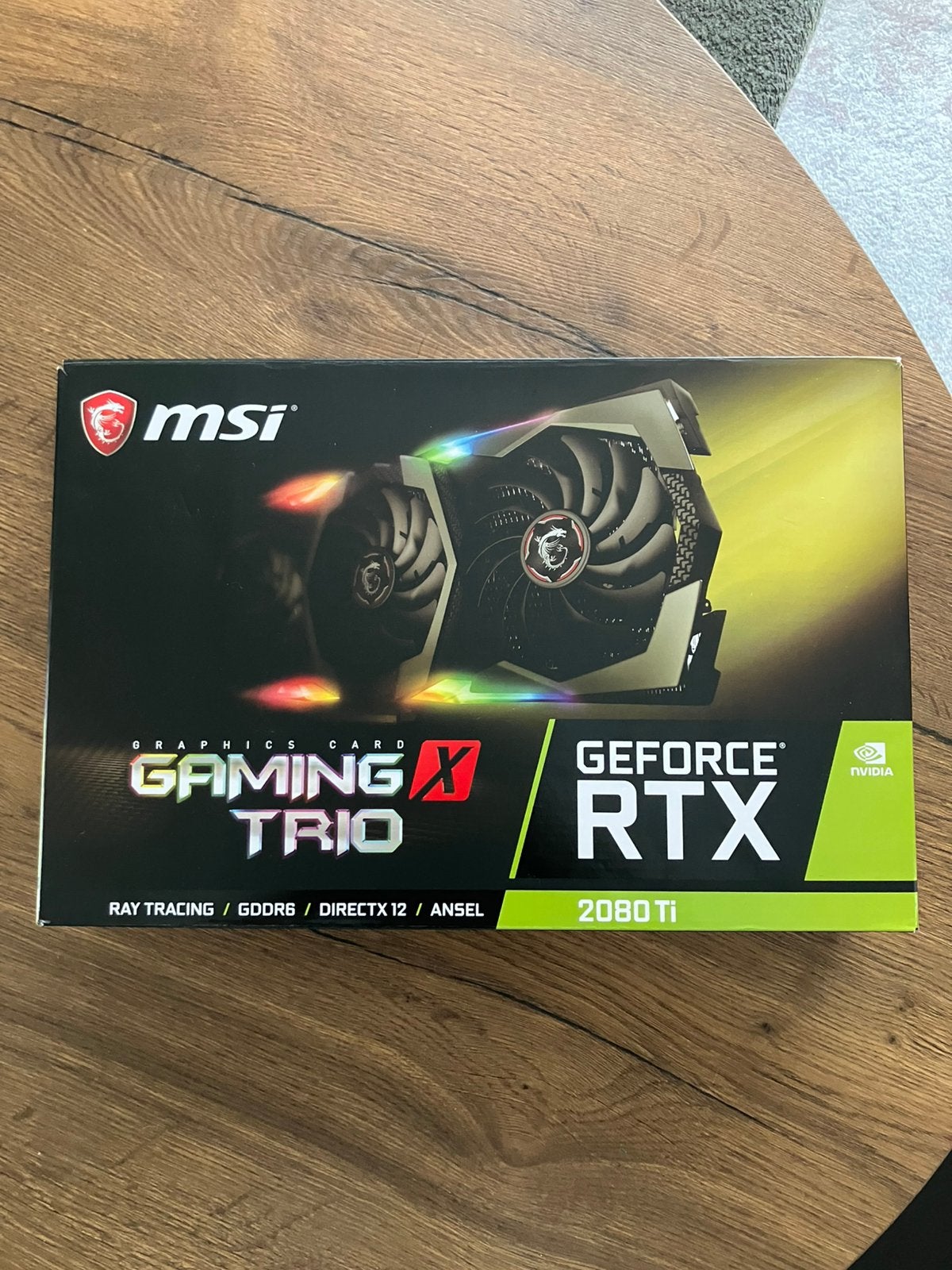 NVIDIA GeForce RTX 2080 Ti MSI Gaming X Trio 11GB videokaart, Computers en Software, Videokaarten, PCI-Express 3, GDDR6, Ophalen of Verzenden