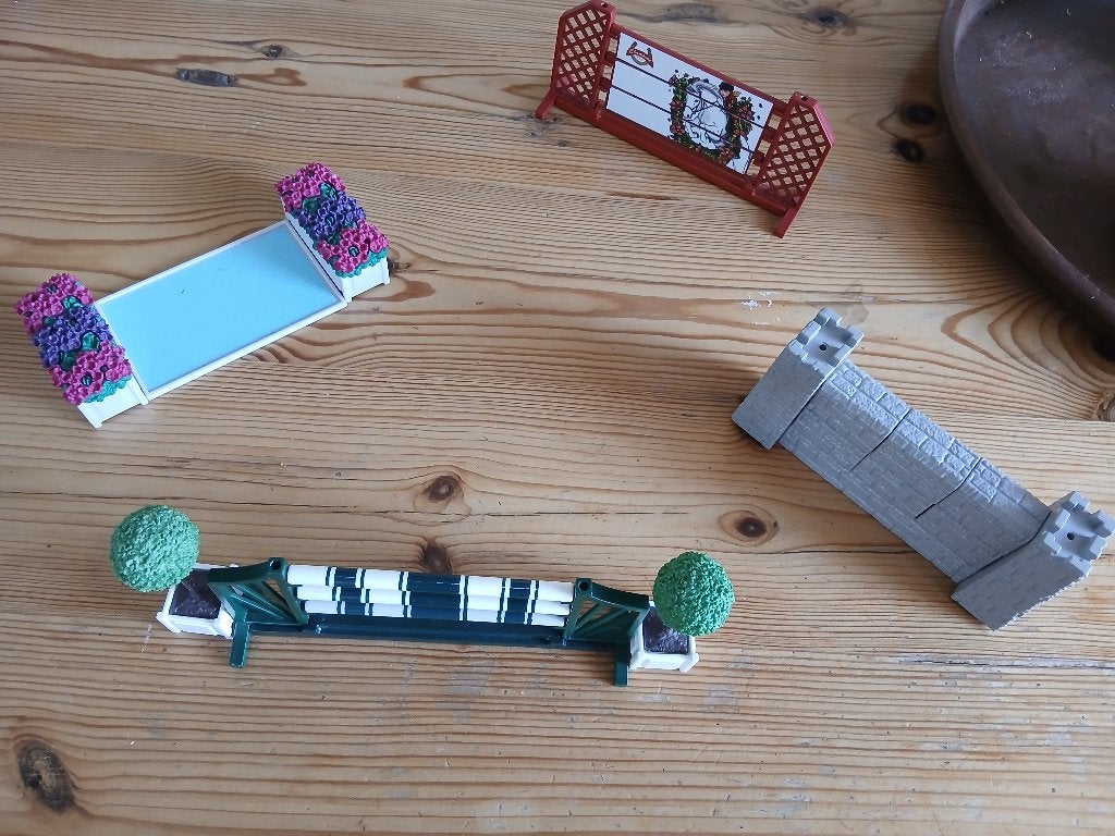 Schleich Springset 42271 - Hindernissen, Verzamelen, Ophalen of Verzenden, Gebruikt