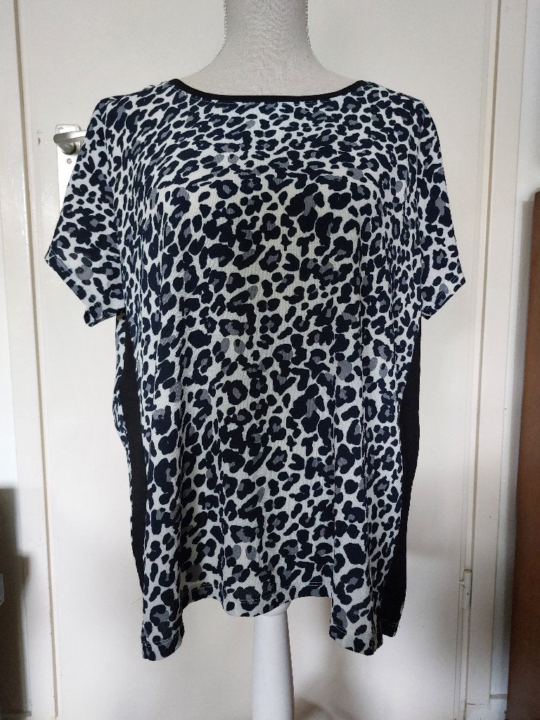 ZOMER! Trendy animal ibiza blouse top van Liz Devy maat XL, Liz Devy, Verzenden, Zwart, Maat 46/48 (XL) of groter