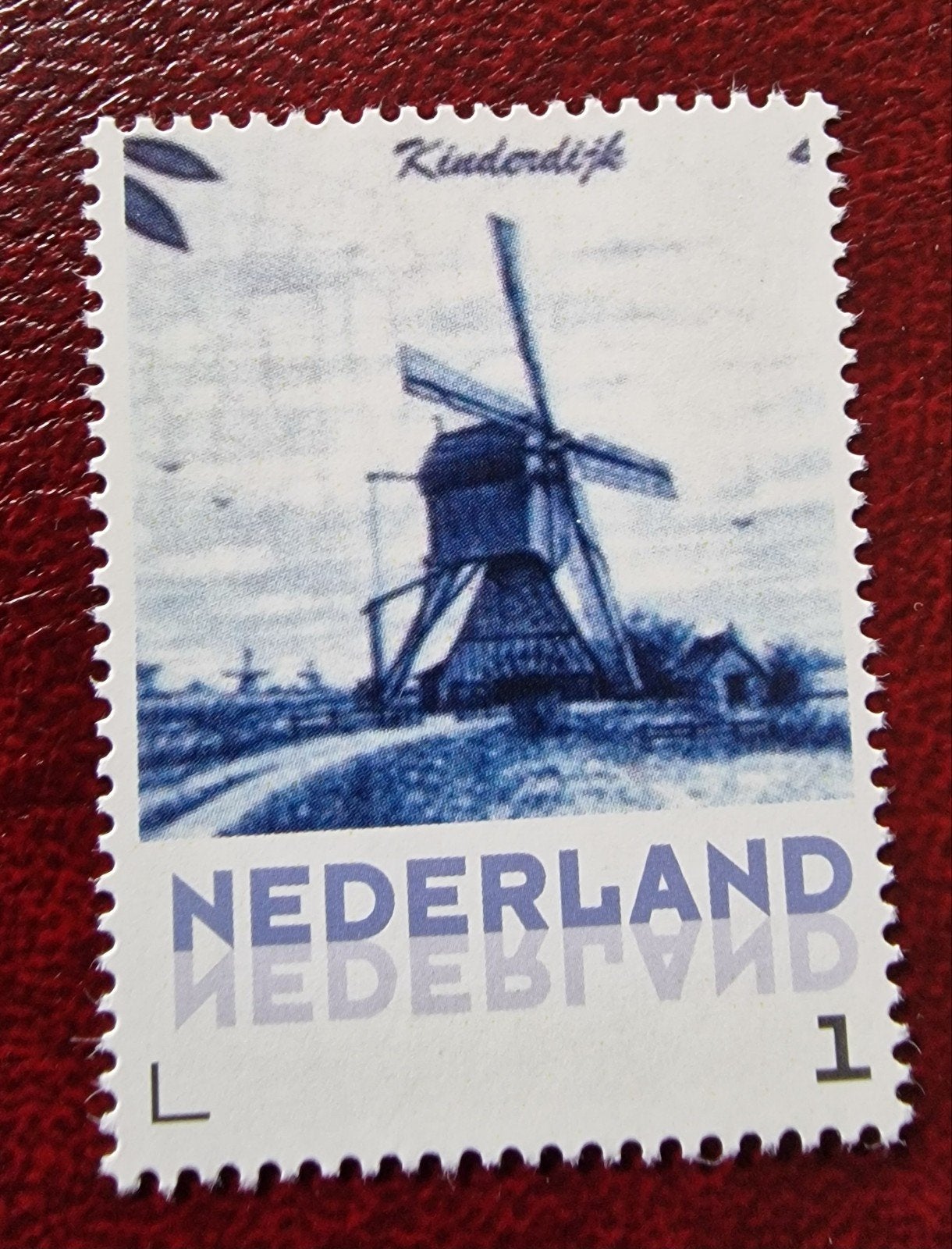 kv254 persoonlijke  postzegel Kinderdijk molen, Ophalen of Verzenden, Na 1940, Postfris
