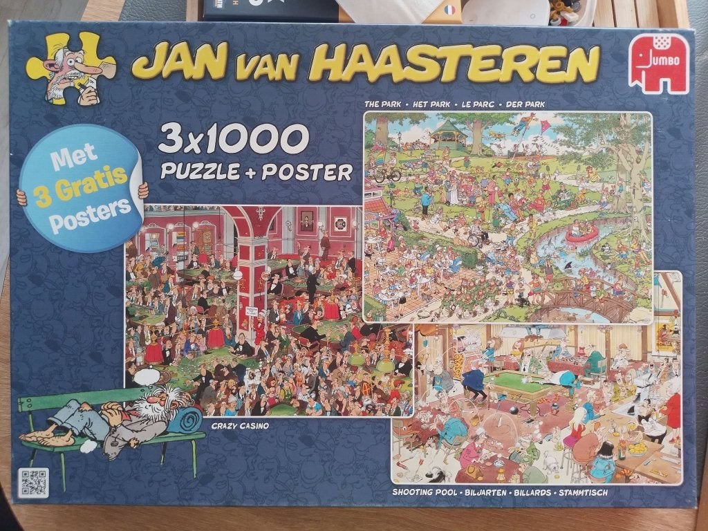 Jan van Haasteren puzzel (ruilen), Ophalen, 500 t/m 1500 stukjes, Zo goed als nieuw, Legpuzzel