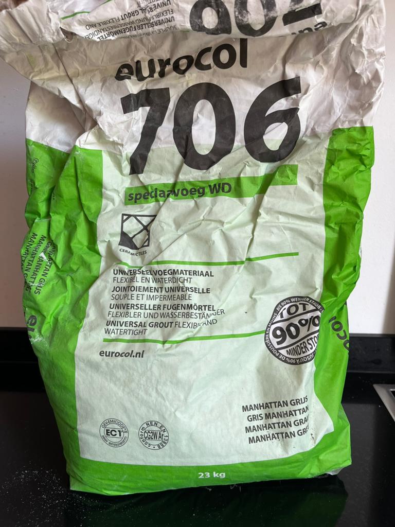 Eurocol 706 speciaalvoeg WD 4,5 kg (gewogen), Doe-het-zelf en Verbouw, Overige materialen, Overige typen, Nieuw, Minder dan 20 cm