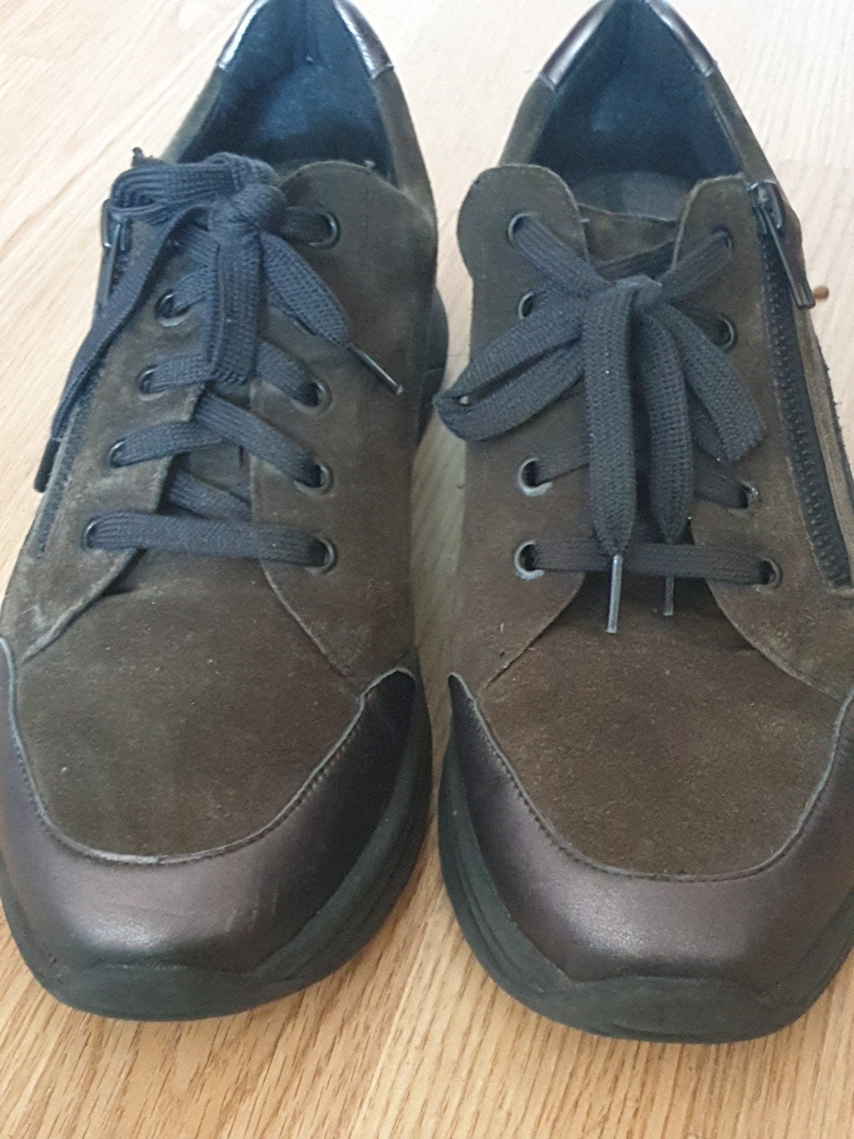 Solidus sneakers, maat 38,5, bruin, Ophalen of Verzenden, Sneakers of Gympen, Gedragen, Bruin