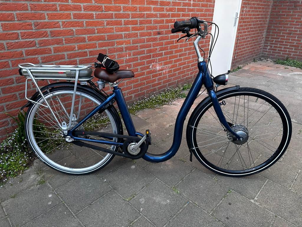 Elektrische omafiets met lage instap, Fietsen en Brommers, Elektrische fietsen, Overige merken, Gebruikt, Ophalen of Verzenden