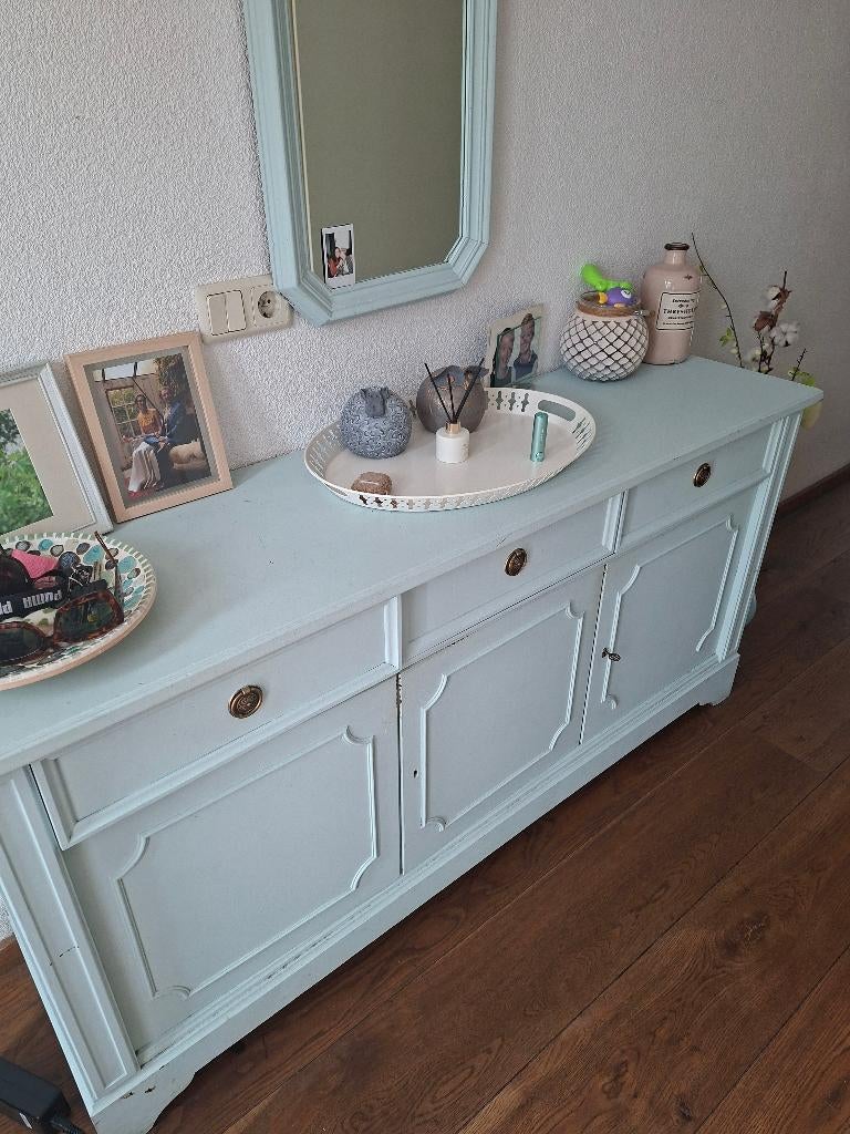 Mint groen, Ophalen, Gebruikt, 50 tot 100 cm, Kersenhout