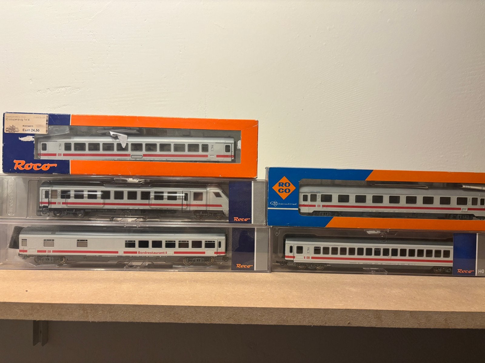 5x DB IC wagons met stuurstand, Hobby en Vrije tijd, Modeltreinen | H0, Zo goed als nieuw, Wagon, Gelijkstroom of Wisselstroom