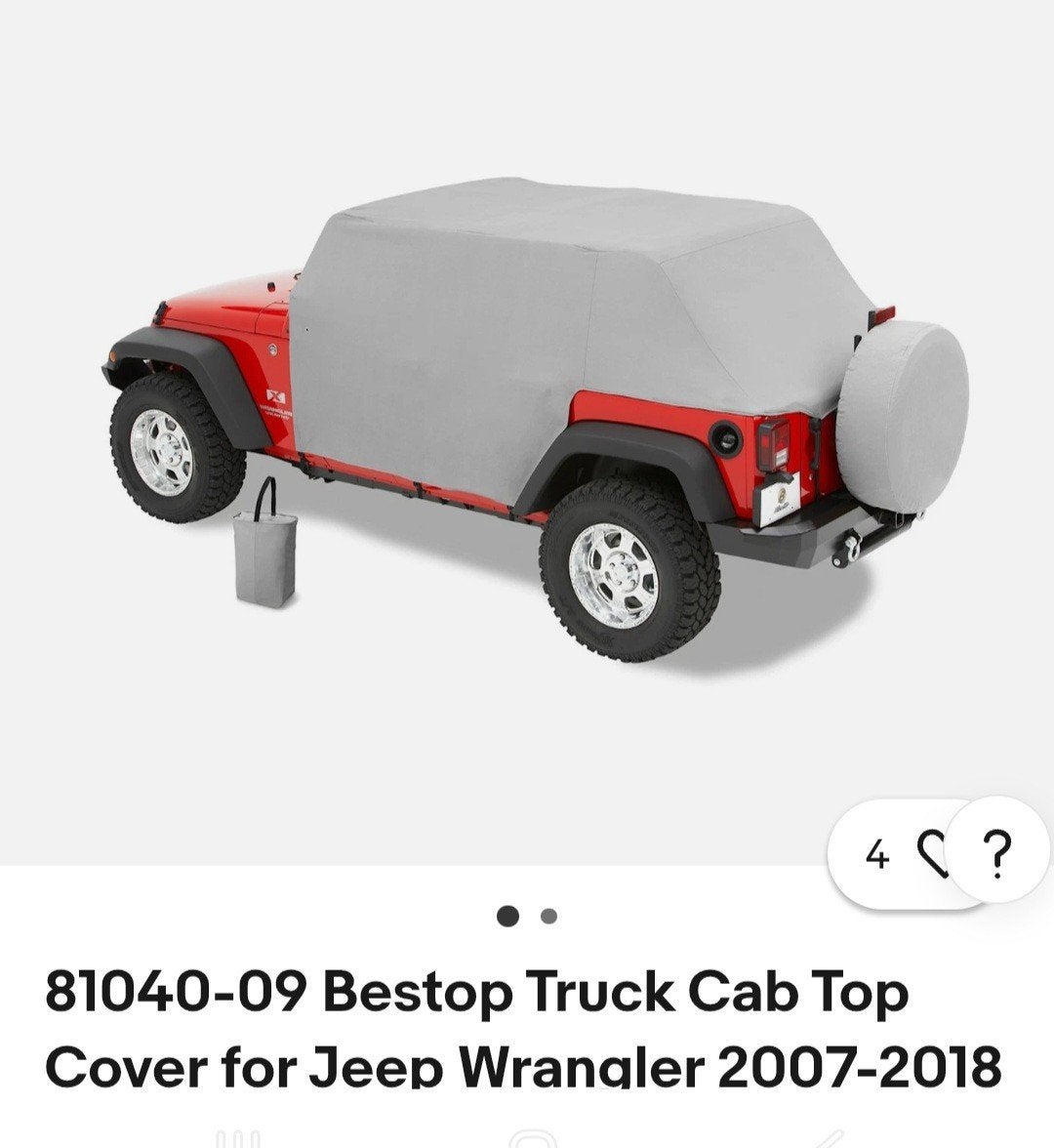 Jeep Wrangler All Weather Trail Cover - Nieuw/Ongebruikt, Ophalen, Nieuw