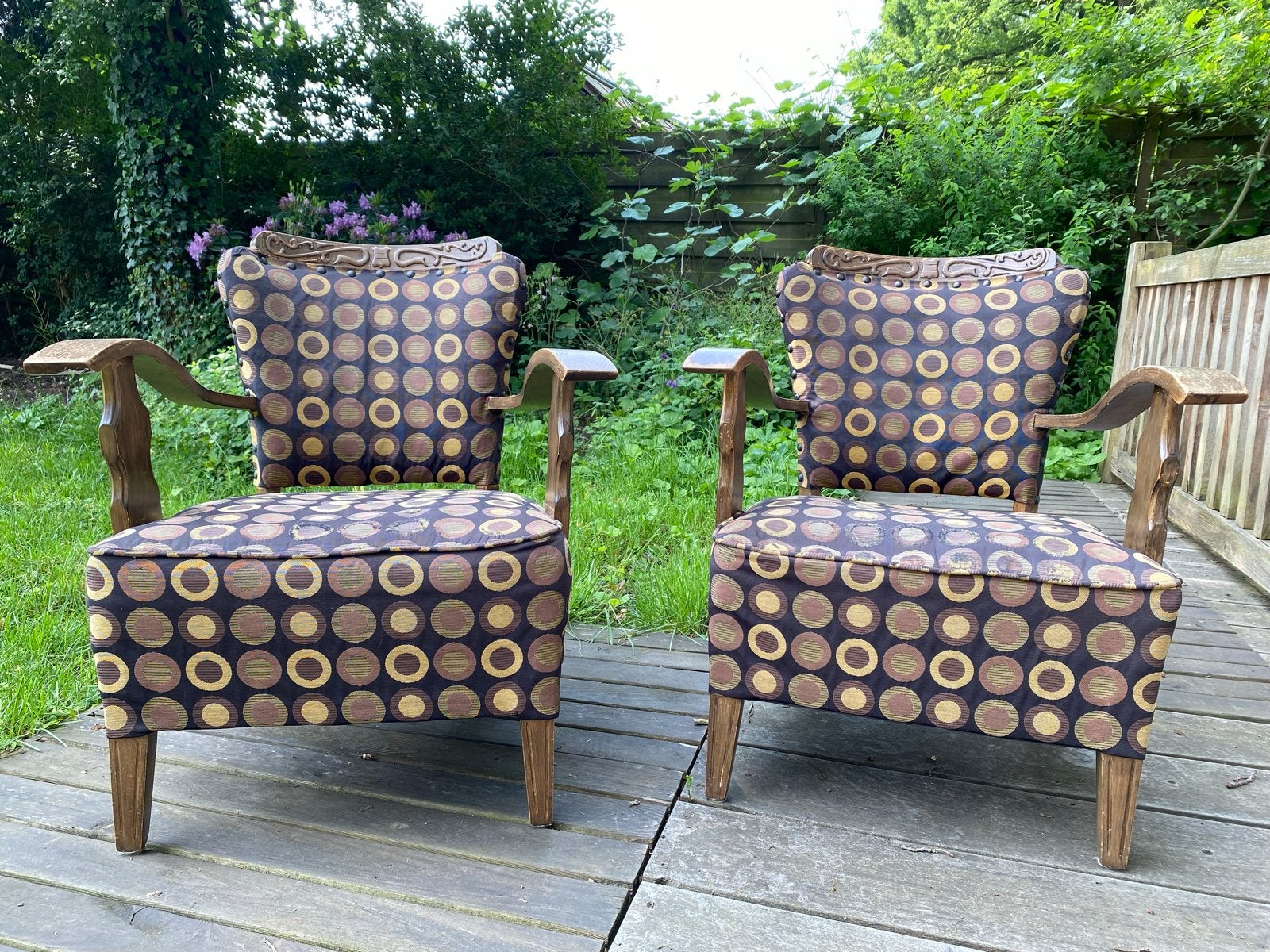 Vintage rookstoelen, Ophalen