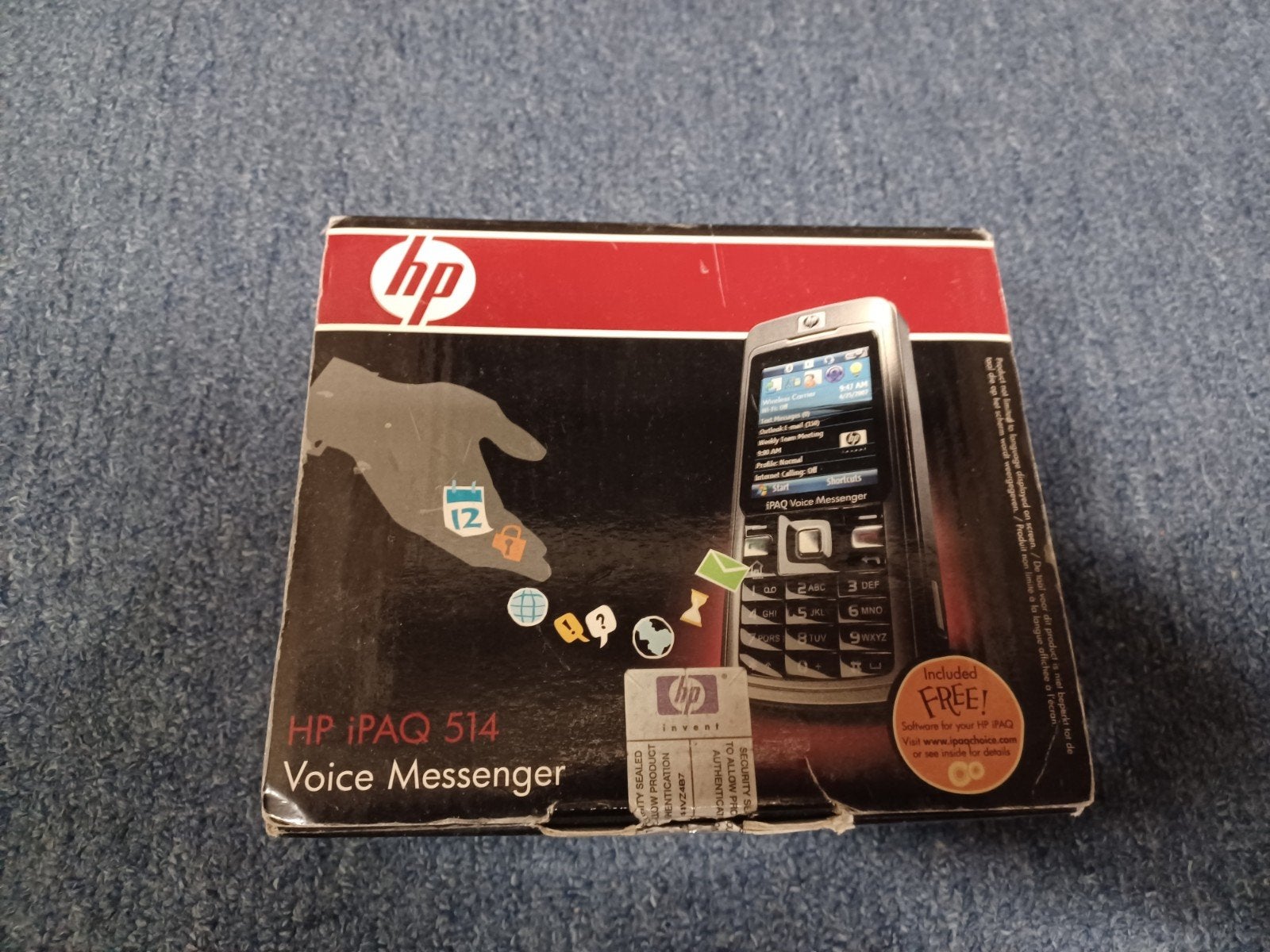 zeldzame HP iPAQ 514 voice messenger zgan in doos, Telecommunicatie, Ophalen of Verzenden, Zo goed als nieuw