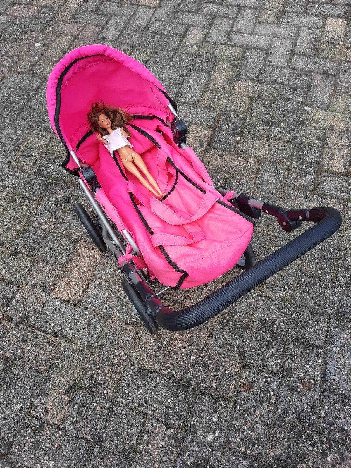 Poppenwagen, Kinderen en Baby's, Speelgoed | Poppen, Ophalen, Babypop