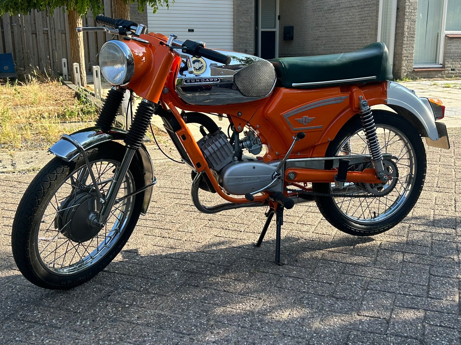 Zundapp 517-35 special speed orange WC met kenteken, Fietsen en Brommers, Brommers | Zundapp, Zo goed als nieuw, GTS50, Maximaal 45 km/u