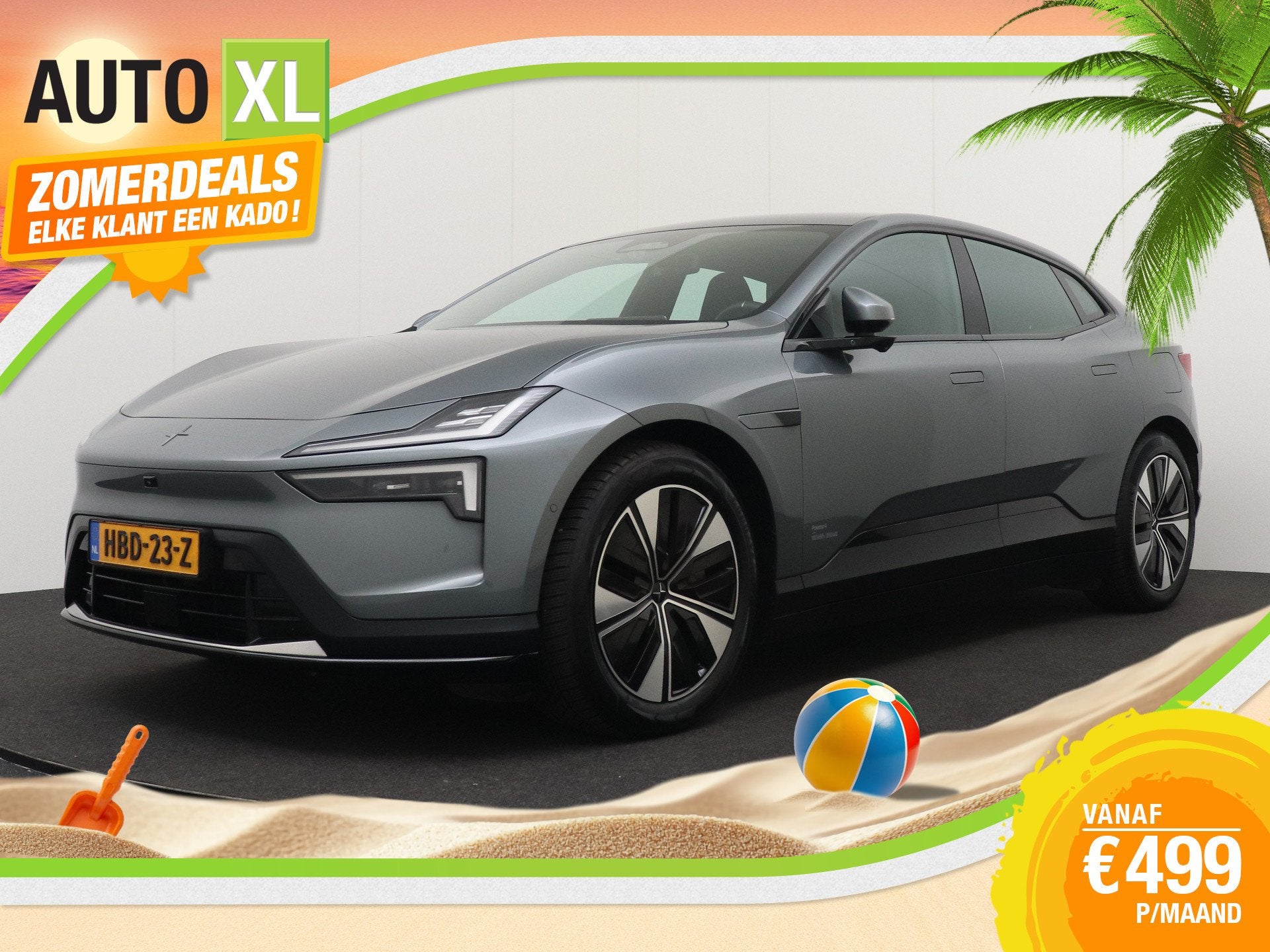 Polestar 4 Long Range 100 kWh Warmtepomp Pano-dak Head-Up Di, Auto's, Polestar, Automaat, Dealer onderhouden, Achterwielaandrijving