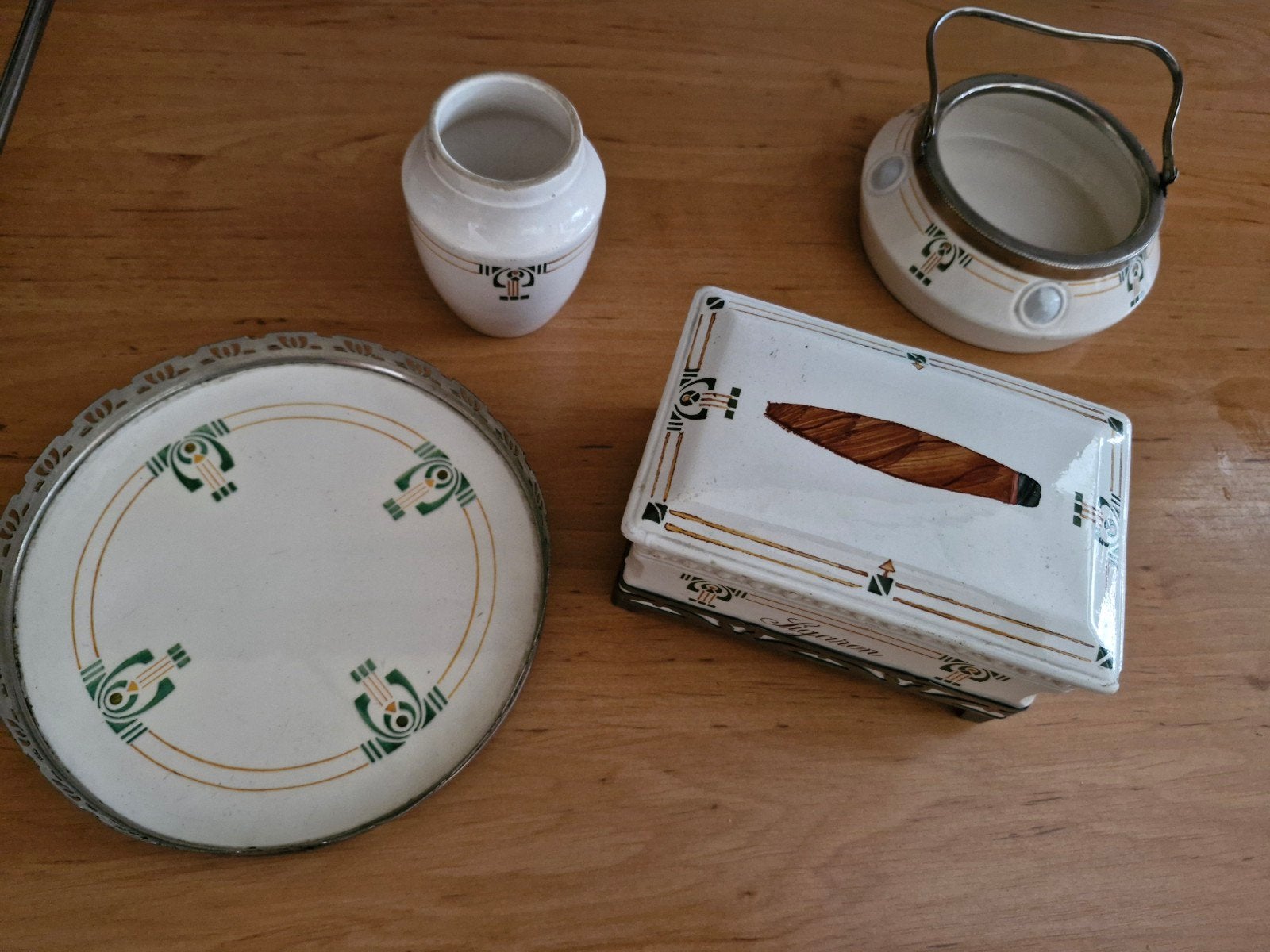 Antieke Art Deco van Chris van der Hoef rond 1920, Ophalen of Verzenden