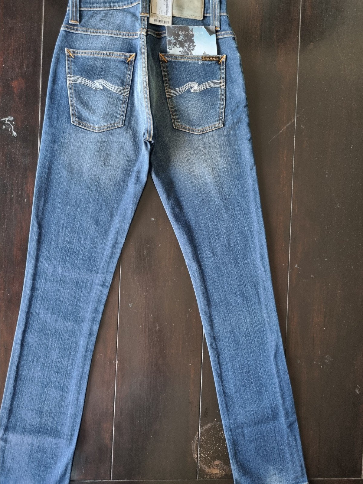 NIEUWE NUDIE GRIM TIM SLIM TAPERED JEANS SIZE 28/32, Blauw, Nieuw, W32 (confectie 46) of kleiner, Ophalen of Verzenden