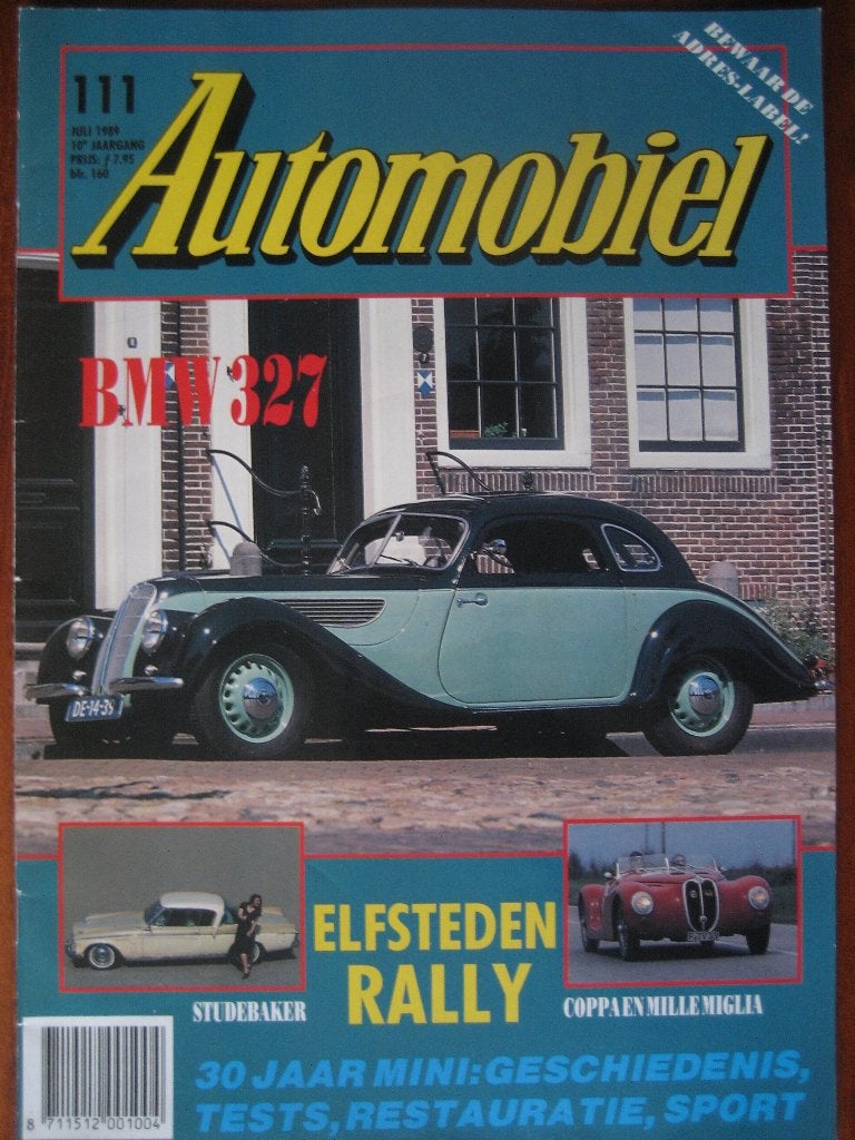 Het Automobiel 111 BMW 327 Coupé, 30 jaar Mini, Studebaker, Ophalen of Verzenden, Nieuw, BMW