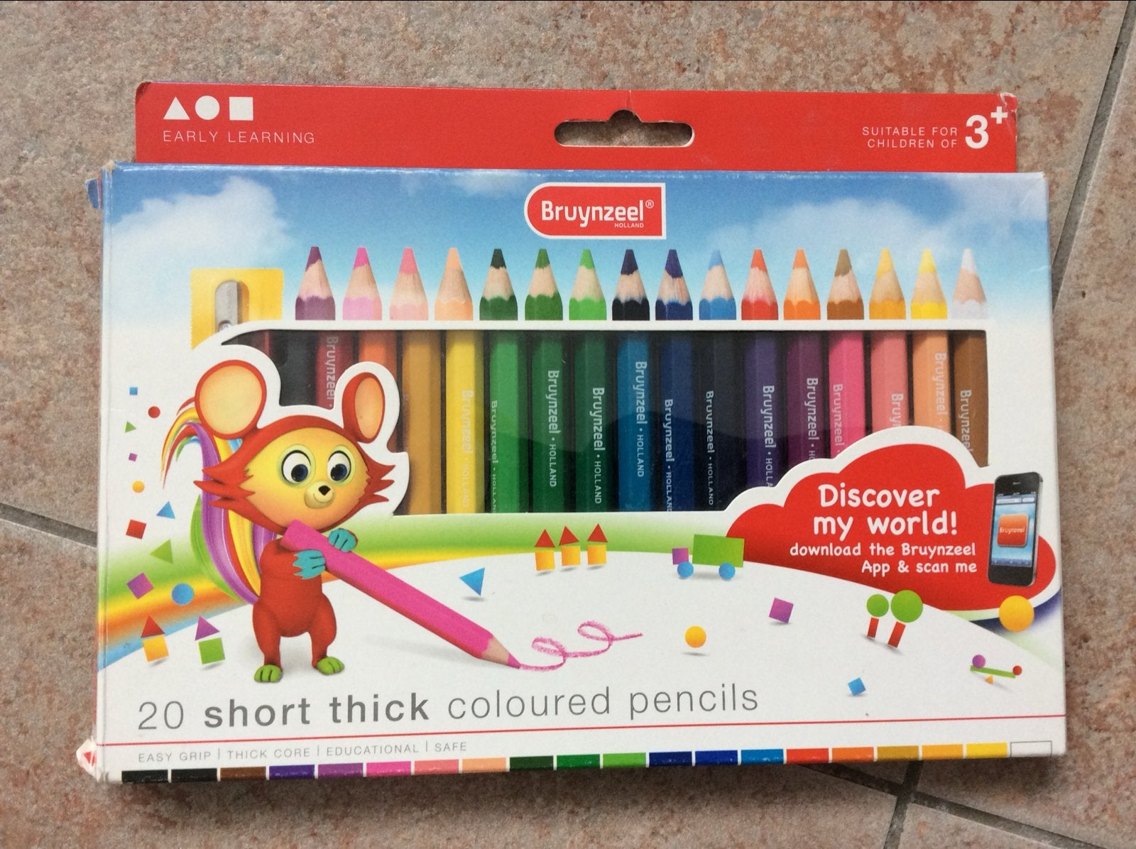 Bruynzeel kleurpotloden set 20 stuks voor kinderen, Ophalen of Verzenden, Zo goed als nieuw, Potlood of Stift