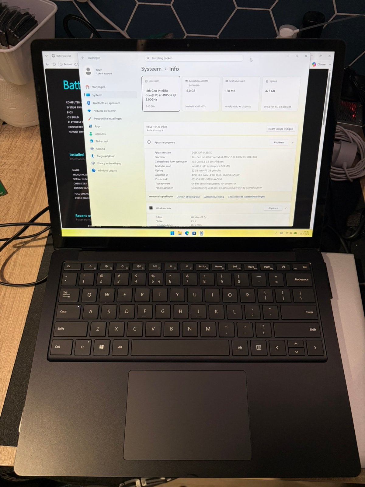 Microsoft Surface Laptop 4 i7 16GB 512GB Touch, Computers en Software, Windows Laptops, Zo goed als nieuw, 13 inch, SSD, 3 tot 4 Ghz
