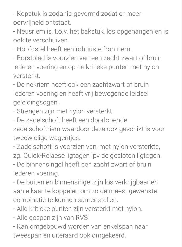Mentuig RBC maar Full, Dieren en Toebehoren, Nl, Ophalen of Verzenden, Nl, Rbc