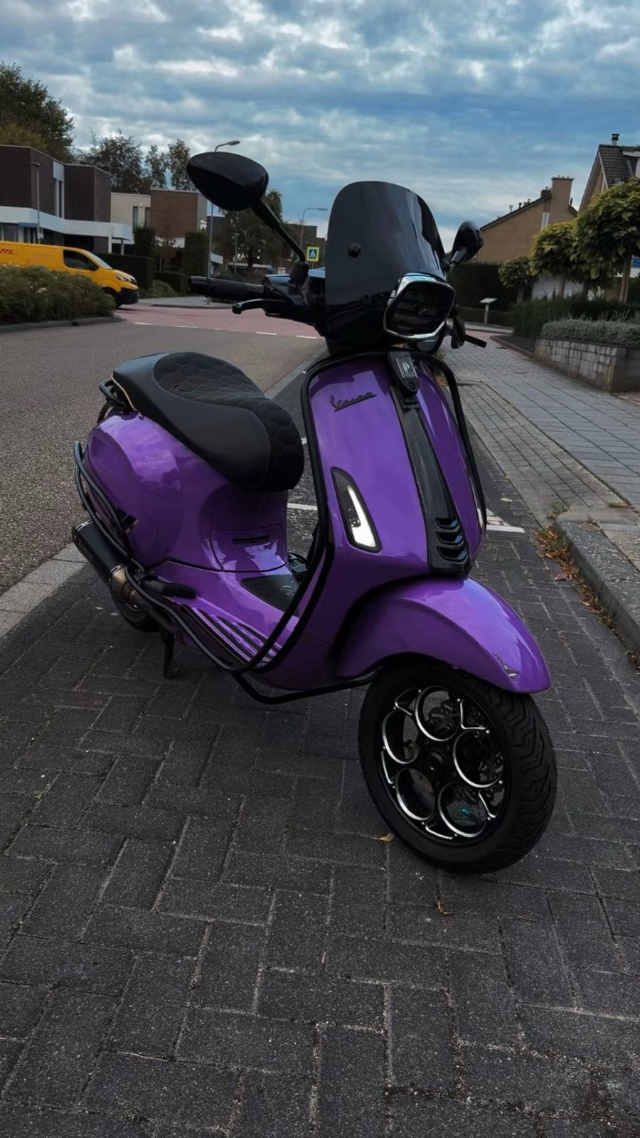 Vespa Sprint bomvol opties en carbon, Fietsen en Brommers, Gebruikt, Maximaal 45 km/u, Vespa S, Ophalen of Verzenden