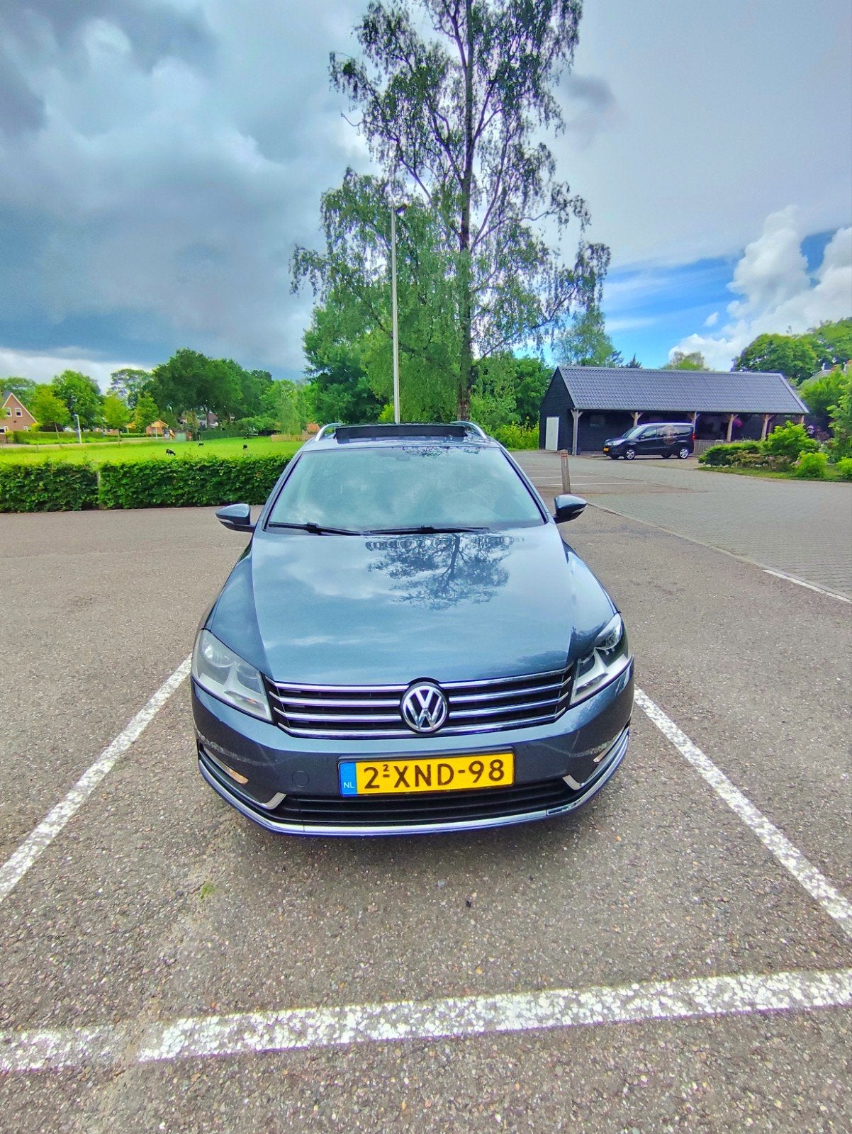 Volkswagen Passat 1.6 TDI 77KW Bluemotion Variant 2014 Grijs, Auto's, Voorwielaandrijving, Zwart, 4 cilinders, 23 km/l