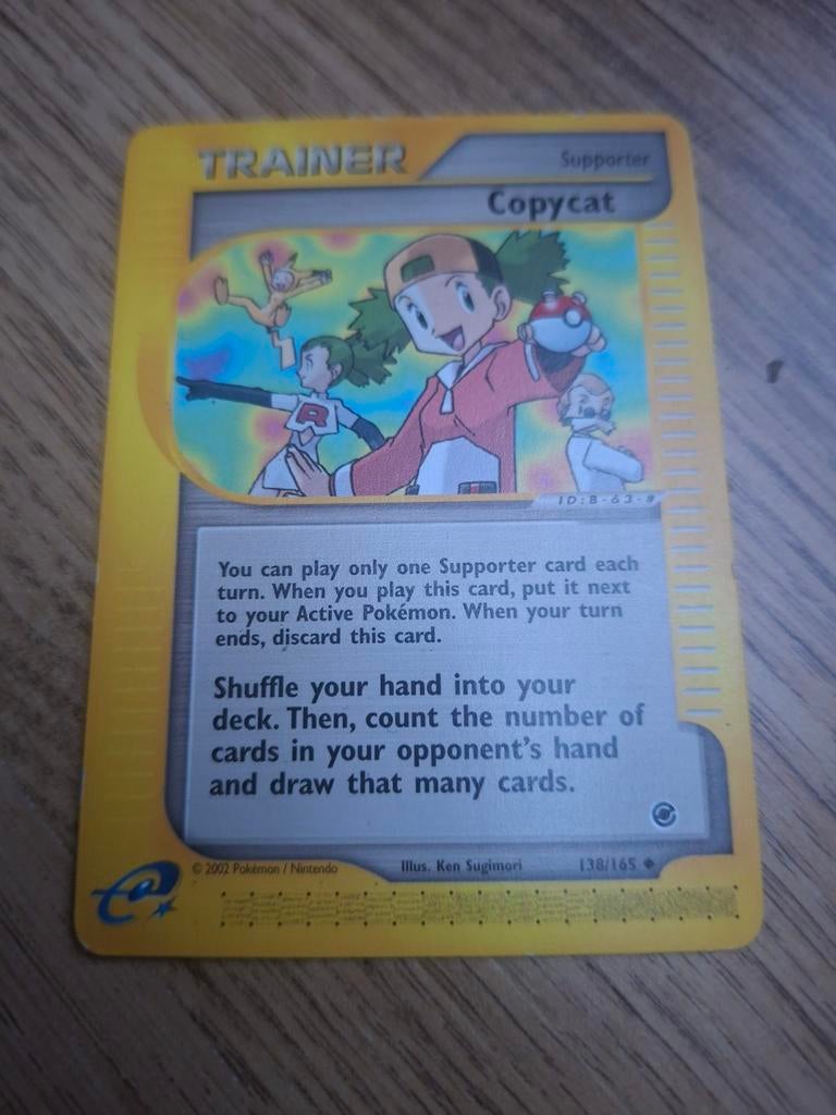Pokémon TCG Copycat Trainer kaart 138/165, Ophalen of Verzenden