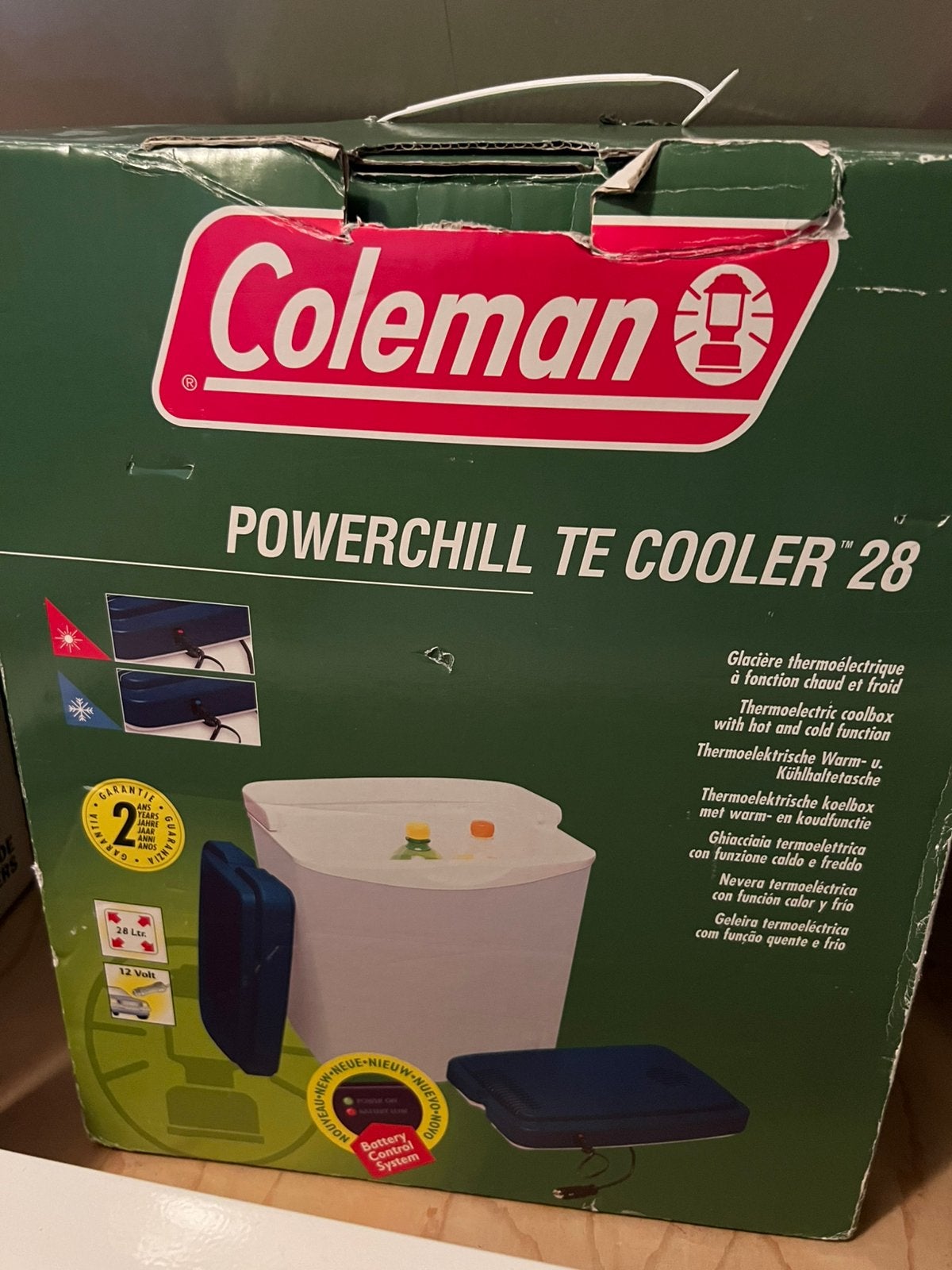 Coleman powerchill TE cooler 28, Ophalen of Verzenden, Zo goed als nieuw, Elektrisch