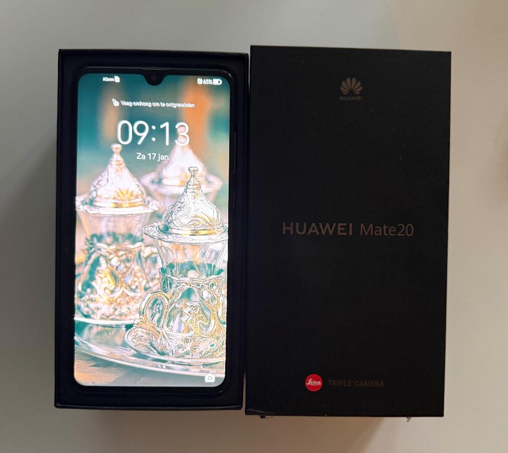 Te koop/ruilen ZGAN Huawei Mate 20 met 128gb met Android, Telecommunicatie, Mobiele telefoons | Huawei, Zwart, Ophalen of Verzenden